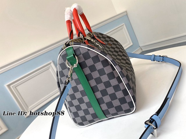 路易威登LV女包 N40236 Speedy Bandoulière30手袋 LV棋盤格手提袋 xxlv2271